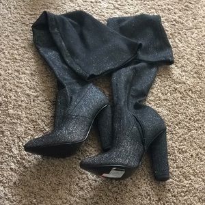 Steve Madden sparkly boots